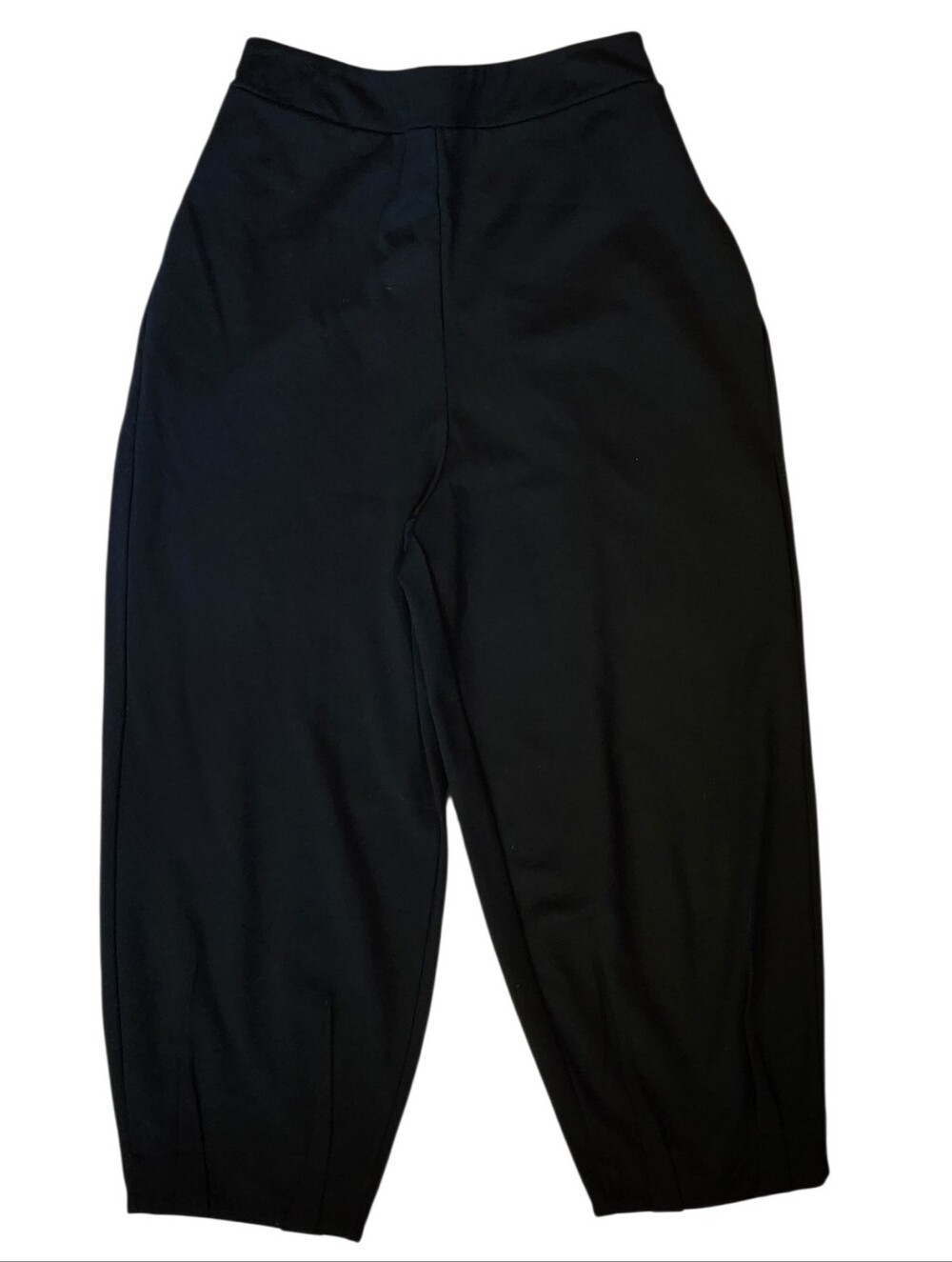 Alembika Ozai N Ku Pillar Ponte Lantern Pull On Black Pant Pleat Tapered S 6-8 - Picture 5 of 16